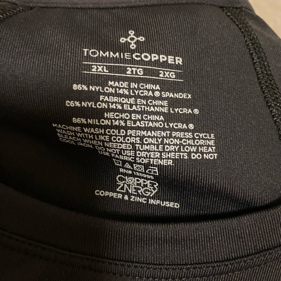 Tommie Copper Black ShoulderCentric Support Shirt Size 2XL - Picture 10 of 12